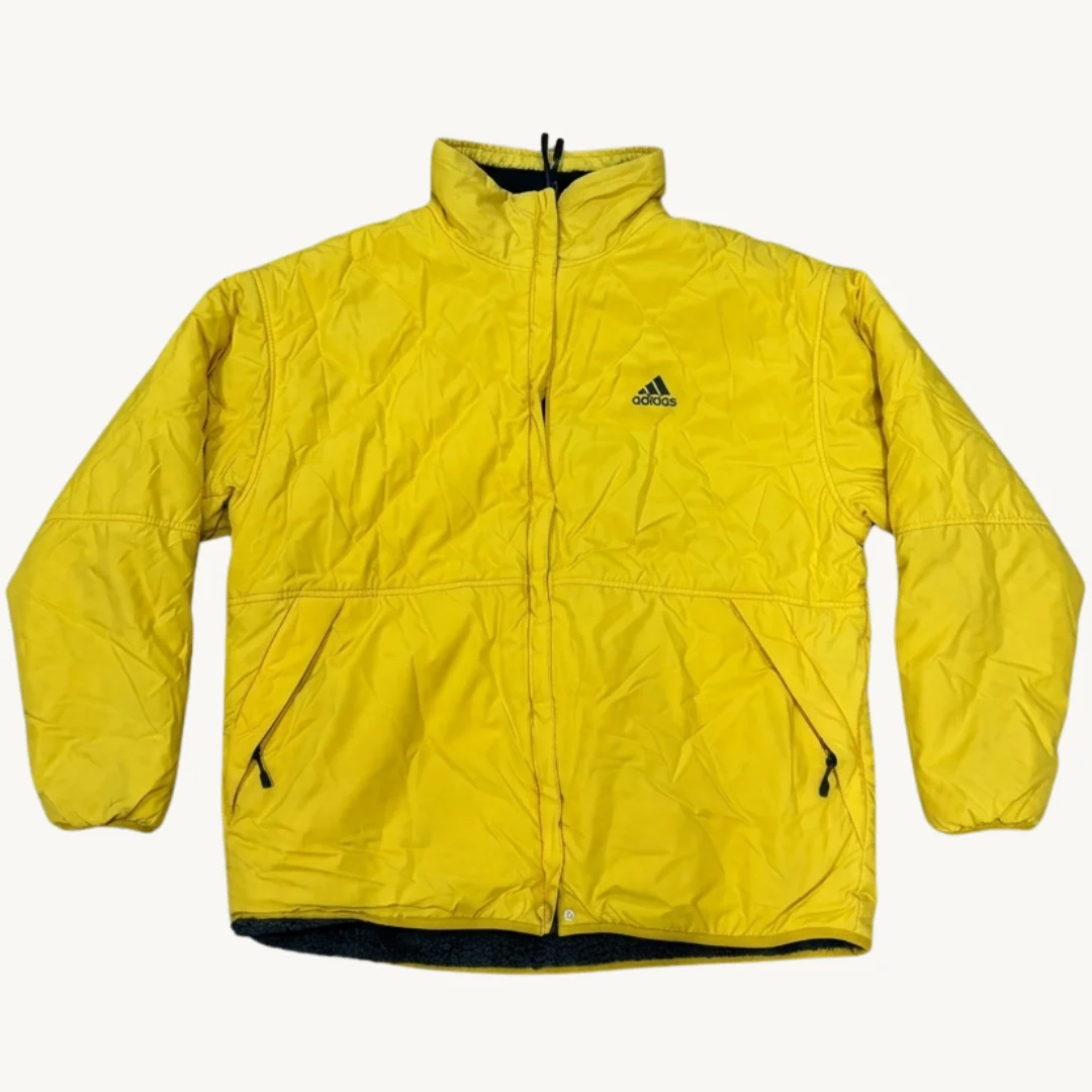 Chaqueta Reversible Adidas – Color Amarillo y Negro