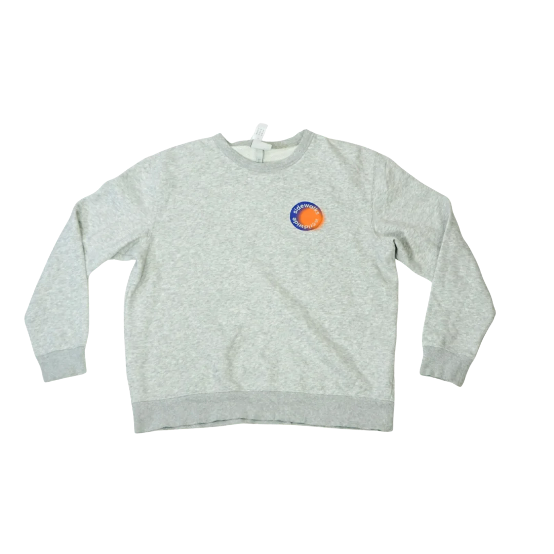 Polerón H&M Gris Melange con Estampa Circular