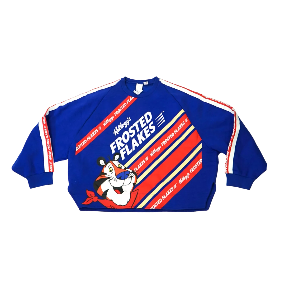 Polerón H&M Kellogg's Frosted Flakes Azul