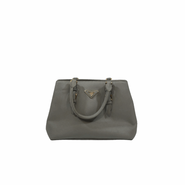 Bolso de mano Prada gris