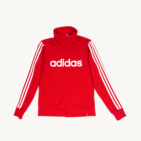 Poleron Adidas Rojo sin gorro