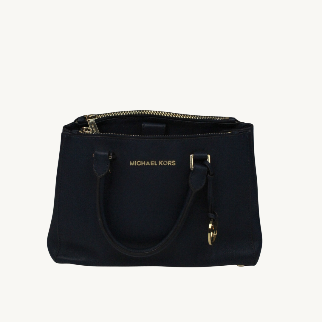 Bolso de mano Michael Kors azul de Cuero