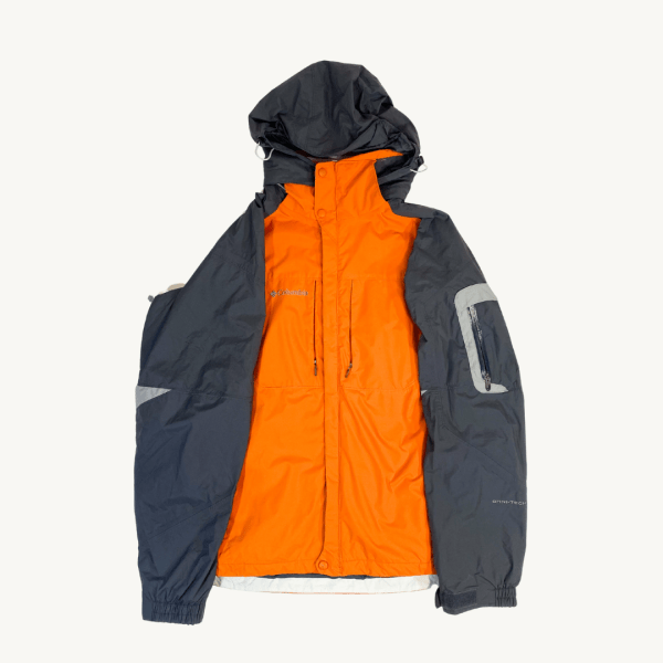 Chaqueta Columbia impermeable bicolor