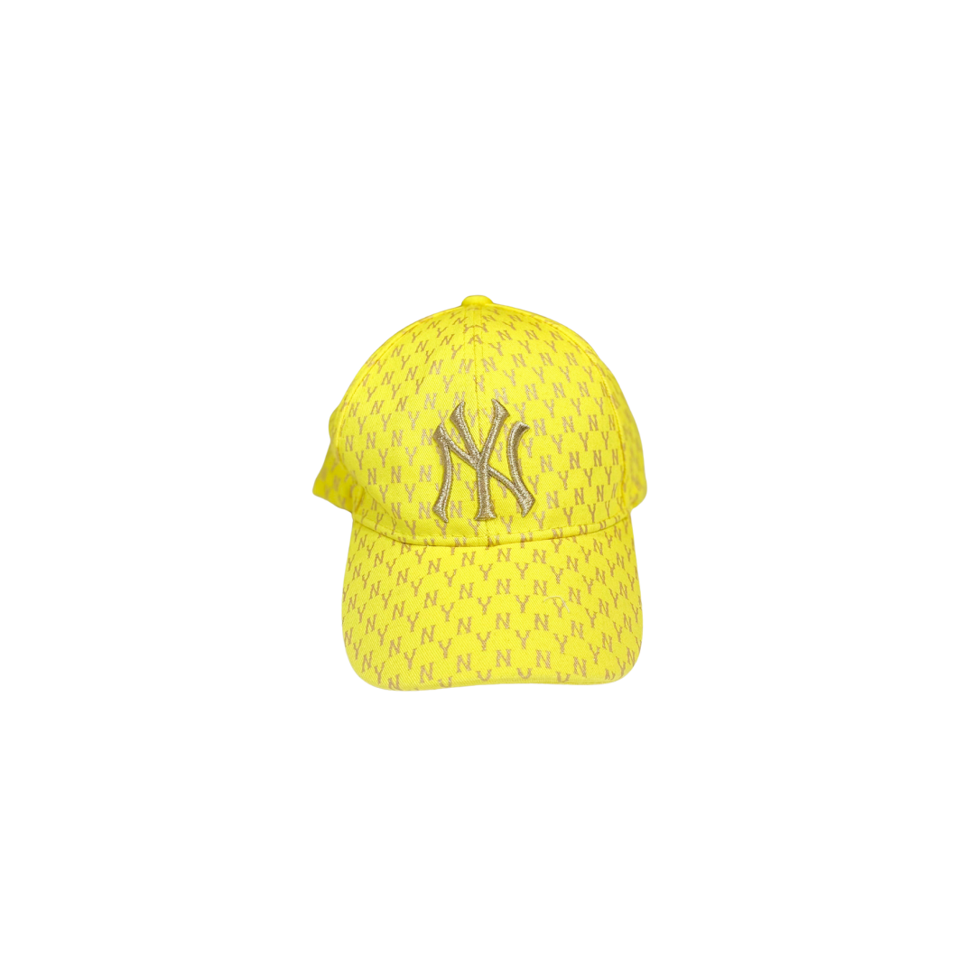 Gorra MLB New York Yankees Monograma Neón Amarillo Edición Statement - Imagen 2