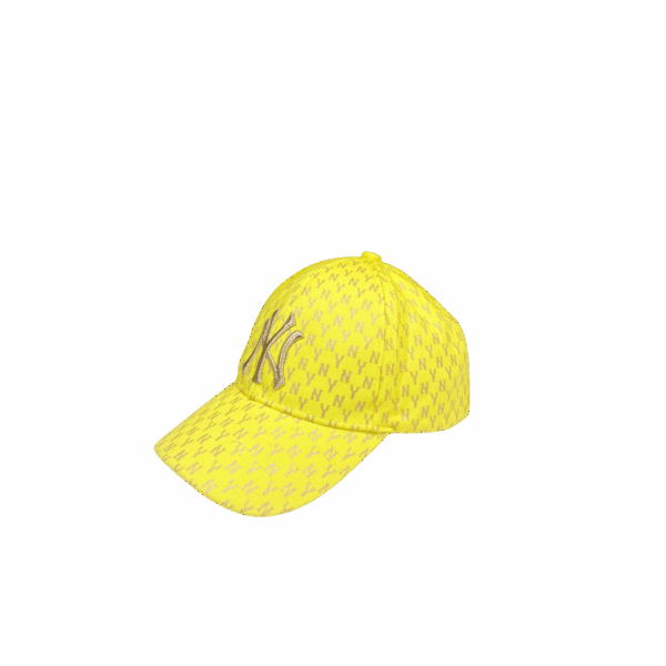 Gorra MLB New York Yankees Monograma Neón Amarillo Edición Statement