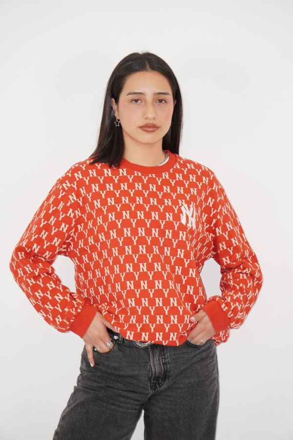 Poleron MLB Multilogo rojo