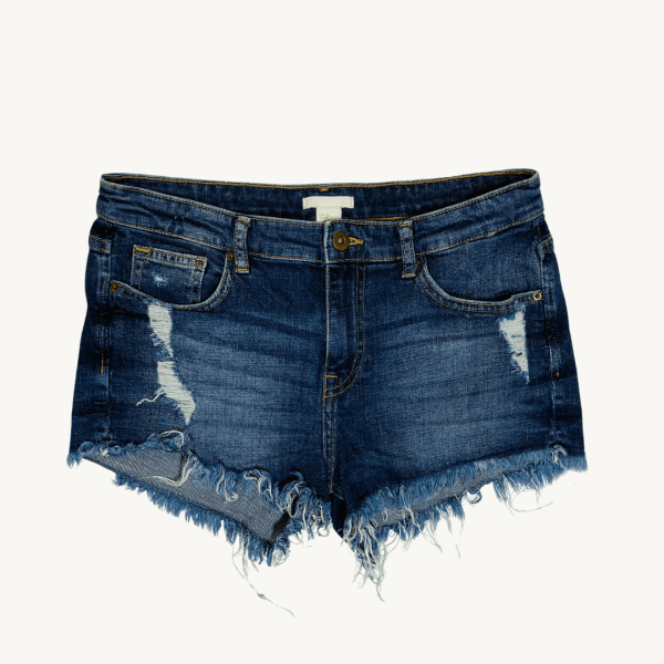 Short de Mezclilla H&M - Denim con Desgastes