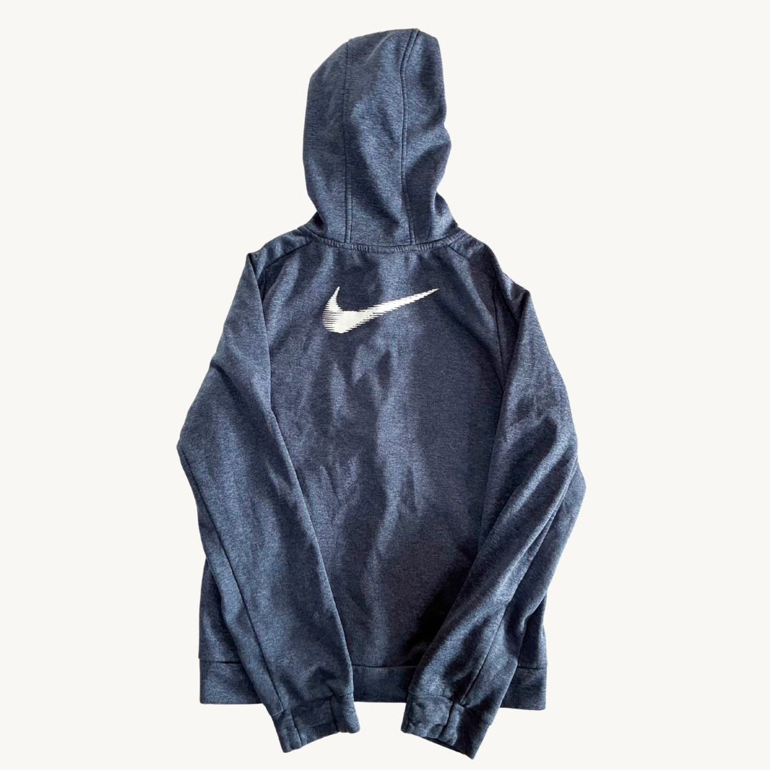 Polerón Nike Full-Zip con Capucha - Gris Azulado - Imagen 2