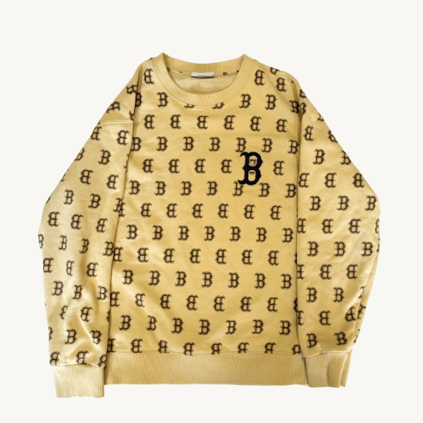 Poleron MLB Boston Red Sox Monogram Beige