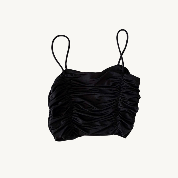 Top Crop Amisu - Diseño Drapeado