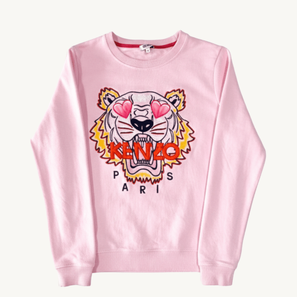 Polerón Kenzo Paris Luxury - Bordado Icónico Tigre Rosa