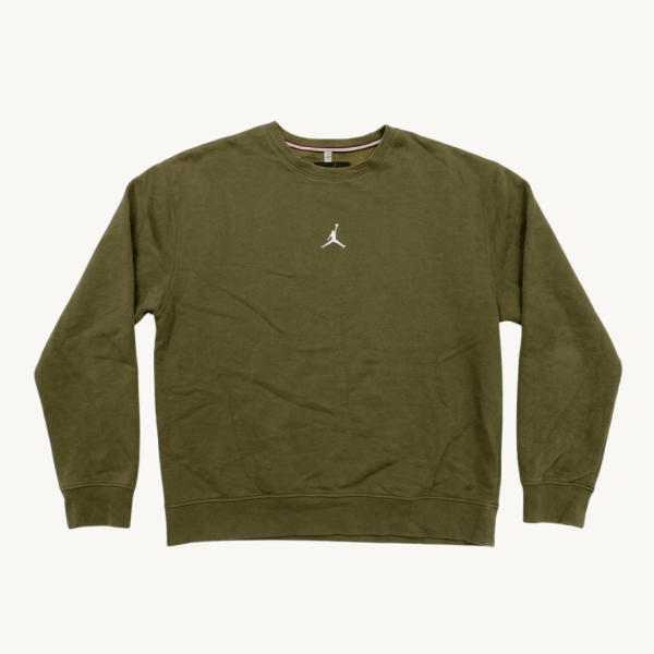 Jordan Flight Heritage Crew Sweatshirt Olive